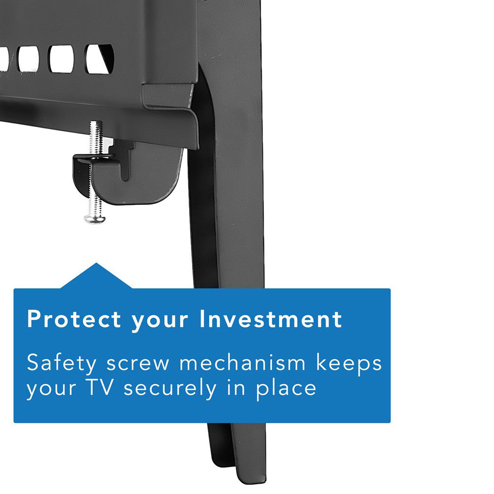NEW SLIM WALL MOUNT BRACKET WITH TILT FOR Hisense SONIQ TV UP TO 70